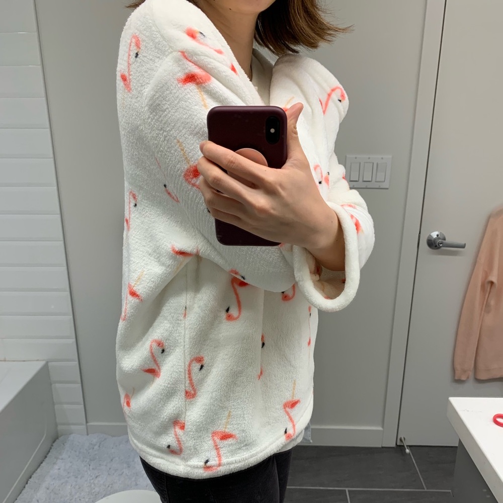 Cute flamingo pullover xs/s